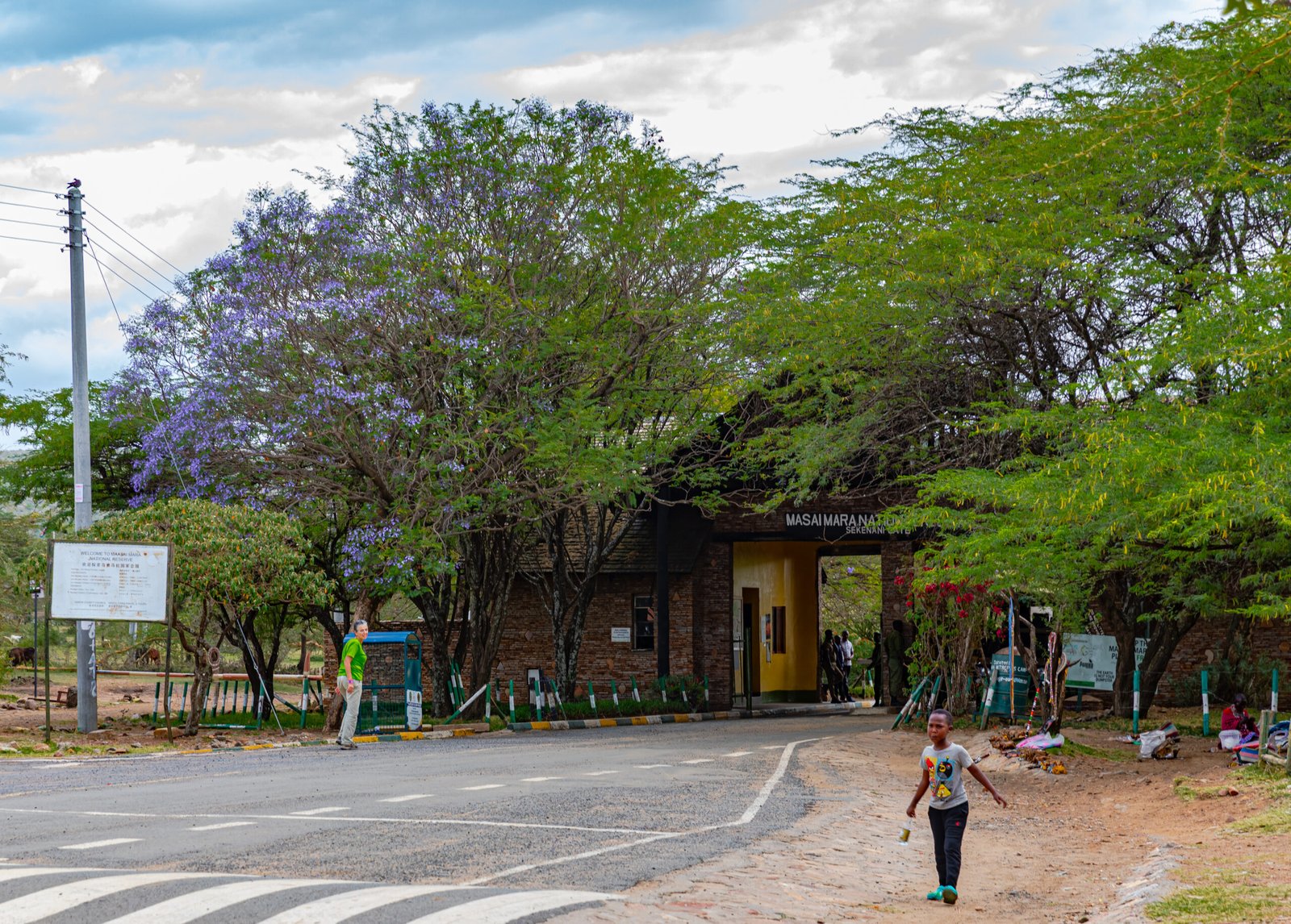 Sekenani Gate entrance to the Masai Mara National Reserve